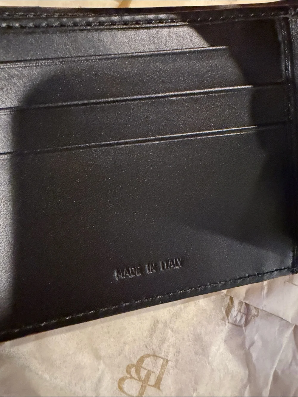 Dooney & Bourke Men’s Black Smooth Leather Bi-Fold Wallet - NEW with Tags